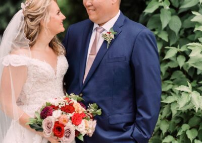 Matt & Melissa smiling together