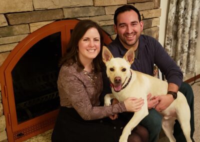 Jackie & Zac smiling