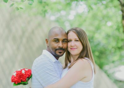 Missy & Andre smiling together